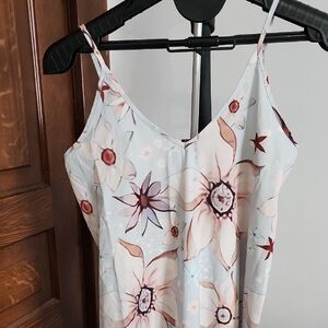 Floral Maxi Dress with Spaghetti Straps